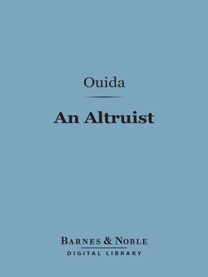 cover image of An Altruist (Barnes & Noble Digital Library)